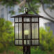 Signature 1 Light 18 inch Antique Bronze Outdoor Post Light