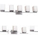 Ella 5 Light 38 inch Brushed Nickel Bath & Vanity Wall Light