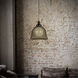 Mesh 1 Light 11.25 inch Black Industrial Mesh Cage Pendant Ceiling Light