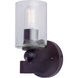 Myo 1 Light 5 inch Antique Bronze Sconce Wall Light