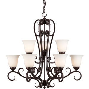 Angelo 9 Light 32 inch Antique Bronze Chandelier Ceiling Light