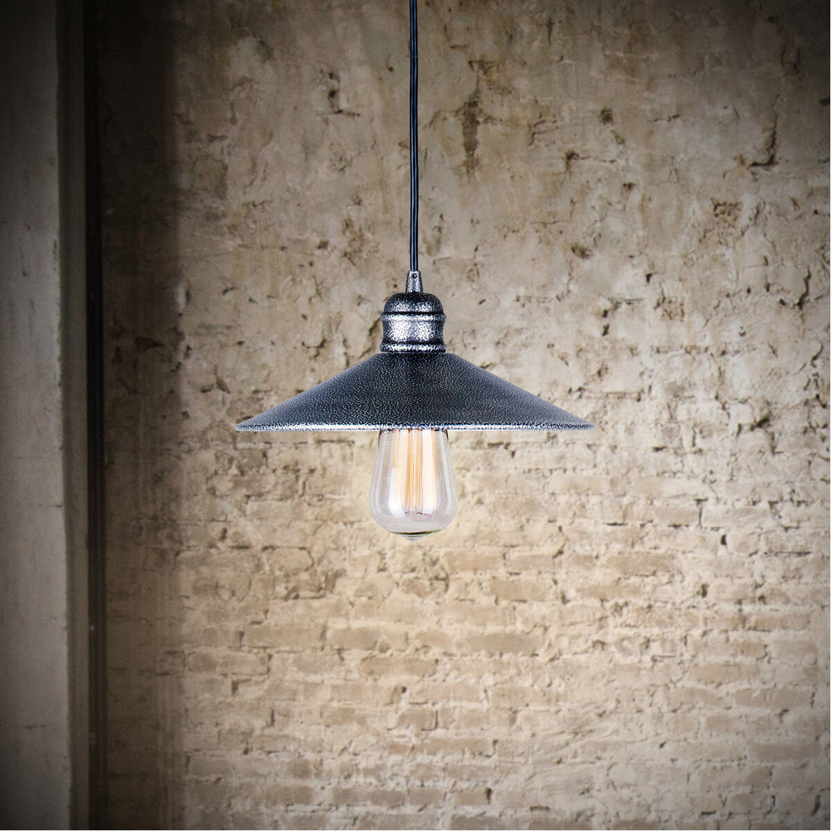 Signature 1 Light 10 inch Industrial Gray Mini Pendant Ceiling Light