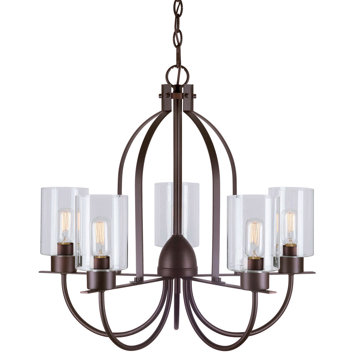 Tama 5 Light 26 inch Antique Bronze Chandelier Ceiling Light