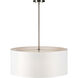 Betty 3 Light 24 inch Brushed Nickel Drum Pendant Ceiling Light