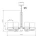 Signature 6 Light 27.5 inch Brushed Nickel Chandelier Ceiling Light