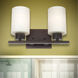 Signature 2 Light 12.5 inch Antique Bronze Vanity Light Wall Light