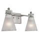 Signature 2 Light 18 inch Brushed Nickel Vanity Light Wall Light