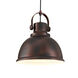 Harmon 1 Light 12 inch Antique Bronze Pendant Ceiling Light