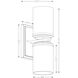 Duo 2 Light 5 inch Chrome Wall Sconce Wall Light