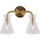 Beaker 2 Light 15.50 inch Bathroom Vanity Light