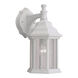 Signature 1 Light 12 inch Matte White Outdoor Wall Light