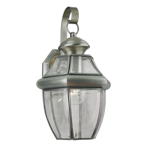 Signature 1 Light 14 inch Antique Pewter Outdoor Wall Light