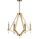 Robin 6 Light 26 inch Soft Gold Chandelier Ceiling Light