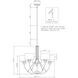 Zane 5 Light 28 inch Black Chandelier Ceiling Light
