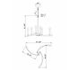 Signature 6 Light 27.25 inch Brushed Nickel Chandelier Ceiling Light