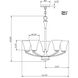 Aubrey 5 Light 23.75 inch Brushed Nickel Chandelier Ceiling Light