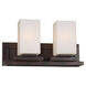 Signature 2 Light 16.5 inch Antique Bronze Vanity Light Wall Light