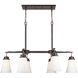 Aubrey 6 Light 26 inch Antique Bronze Chandelier Ceiling Light