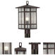 Signature 1 Light 18 inch Antique Bronze Outdoor Post Light