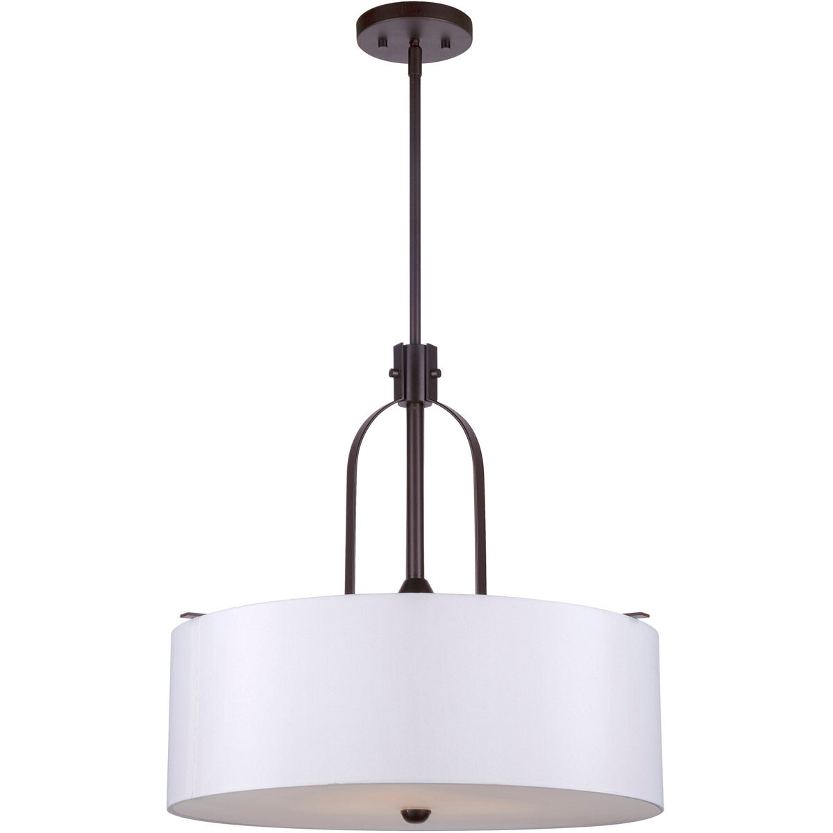 Tama 3 Light 21 inch Antique Bronze Drum Pendant Ceiling Light