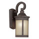 Signature Outdoor Wall Lantern in Painted Rust