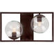 Charm 2 Light 10 inch Antique Bronze Sconce Wall Light