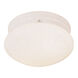 Signature 1 Light 7.5 inch White Flush Mount Ceiling Light