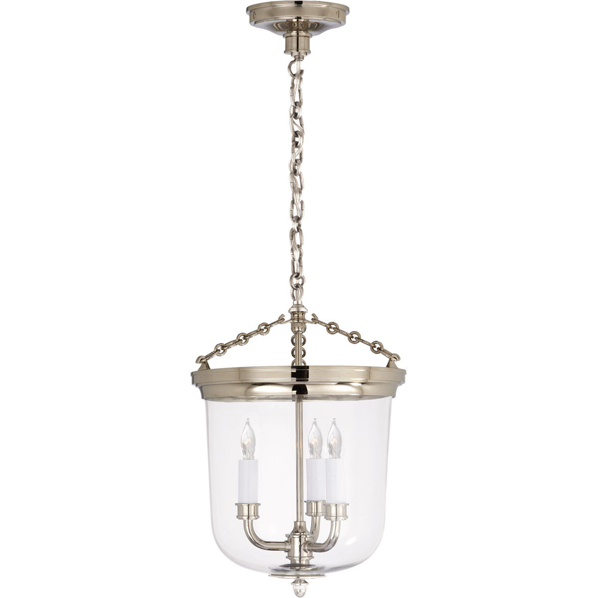 Thomas O'Brien Merchant 3 Light 11.75 inch Pendant