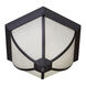 Signature 2 Light 14.5 inch Black Outdoor Flush Mount