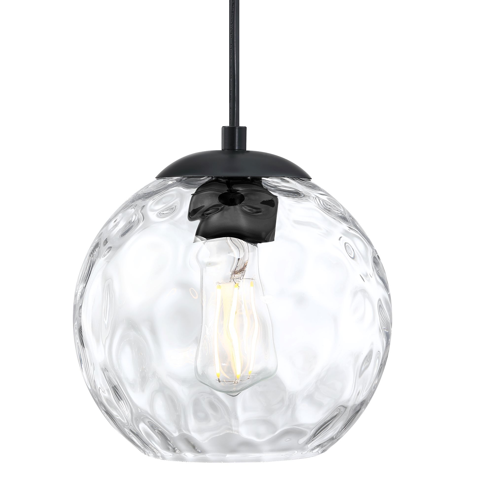 Milo 1 Light 8 inch Black Mini Pendant Ceiling Light
