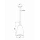 Signature 1 Light 8 inch Brushed Nickel Mini Pendant Ceiling Light