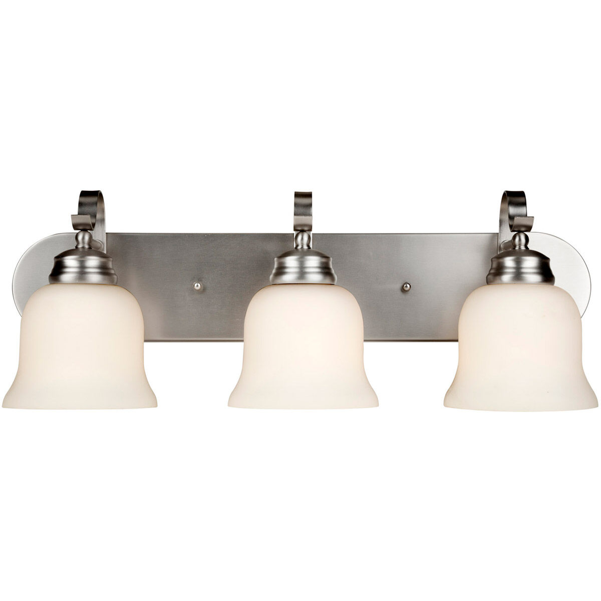 Aubrey 3 Light 24 inch Brushed Nickel Bath Bar Wall Light