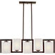 Aubrey 5 Light 28.75 inch Antique Bronze Island Pendant Ceiling Light