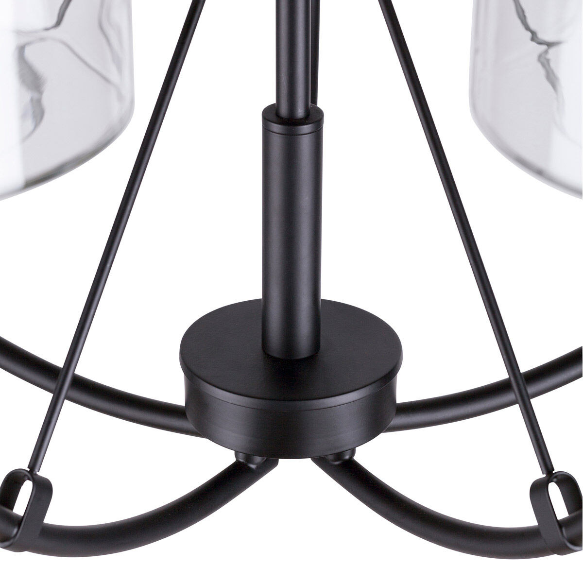 Zane 5 Light 28 inch Black Chandelier Ceiling Light