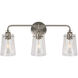 Ronna 3 Light 25 inch Brushed Nickel Bath & Vanity Wall Light