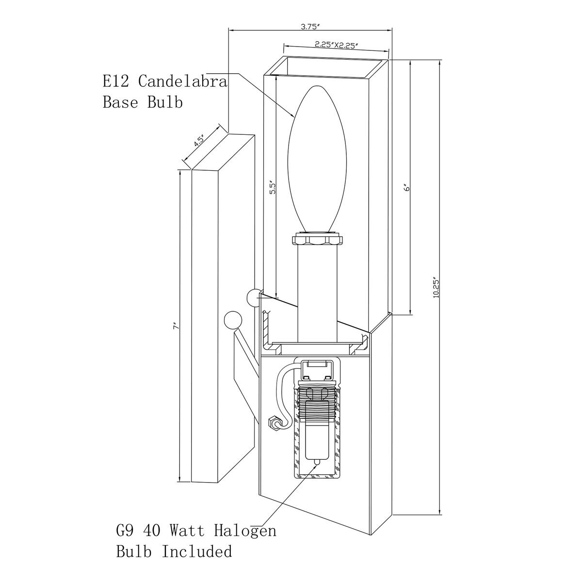 Signature 2 Light 4.5 inch Antique Bronze Wall Sconce Wall Light
