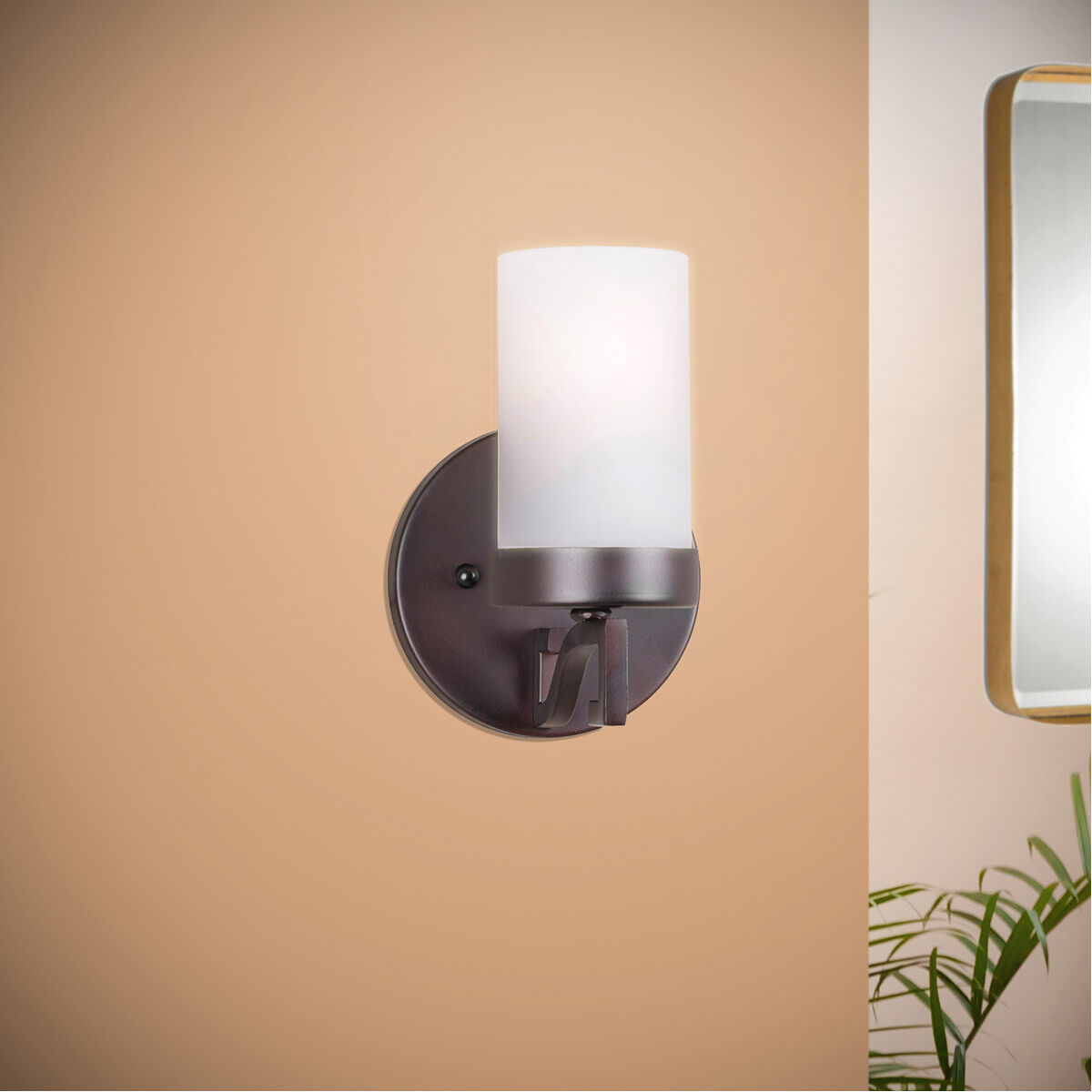 Signature 1 Light 5 inch Antique Bronze Wall Sconce Wall Light