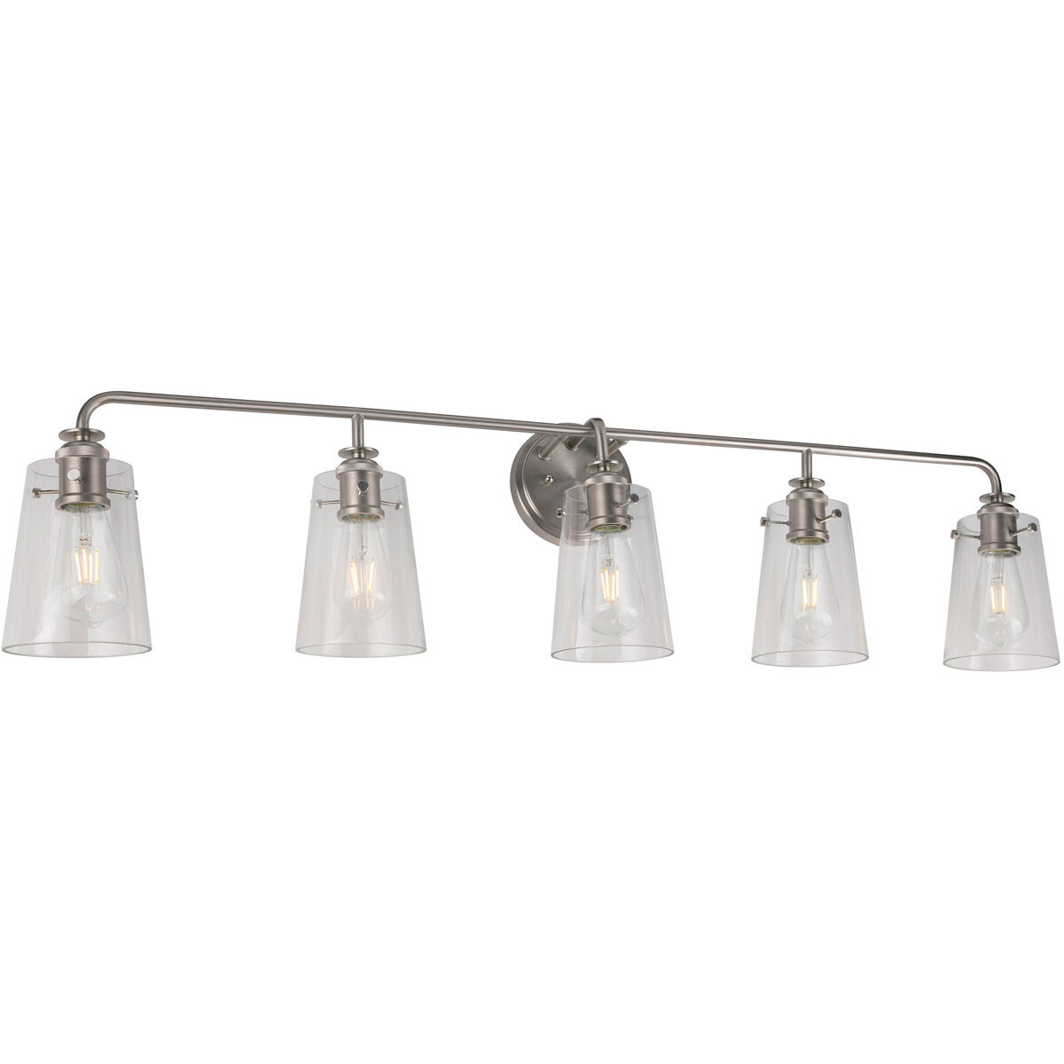 Ronna 5 Light 45 inch Brushed Nickel Bath & Vanity Wall Light