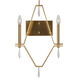 Robin 2 Light 14 inch Soft Gold ADA Wall Sconce Wall Light