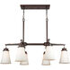 Aubrey 6 Light 26 inch Antique Bronze Chandelier Ceiling Light