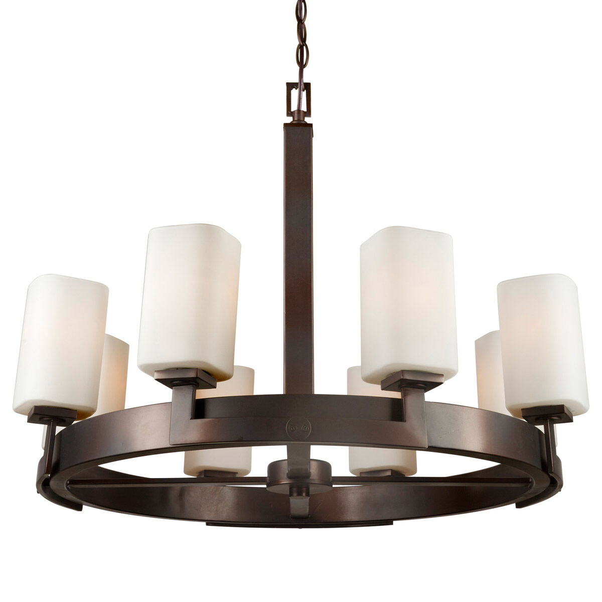 Signature 8 Light 28 inch Antique Bronze Chandelier Ceiling Light
