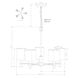 Signature 5 Light 22.75 inch Antique Bronze Chandelier Ceiling Light