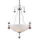 Rea 3 Light 17.5 inch Chrome Bowl Pendant Ceiling Light