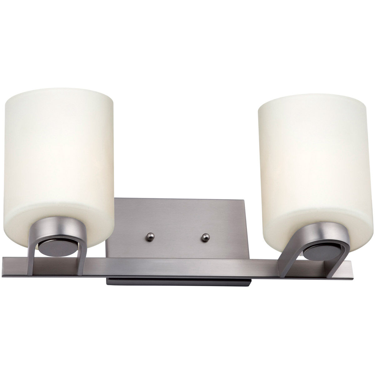 Mona 2 Light 17 inch Brushed Nickel Bath & Vanity Wall Light