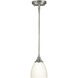Carson 1 Light 5 inch Brushed Nickel Mini Pendant Ceiling Light