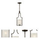 Signature 1 Light 5.75 inch Antique Bronze Mini Pendant Ceiling Light