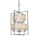 Signature 8 Light 18 inch Brushed Nickel Foyer Pendant Ceiling Light