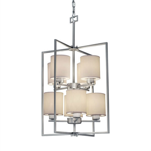 Signature 8 Light 18 inch Brushed Nickel Foyer Pendant Ceiling Light