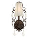 Signature 1 Light 8 inch Antique Bronze Wall Sconce Wall Light