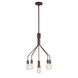 Signature 6 Light 16.75 inch Antique Bronze Chandelier Ceiling Light